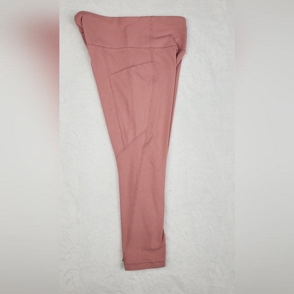 Athleta Girl Truth Be Told Fitted High-rise Capri Teal Legging Size XL/14 - Picture 3 of 12